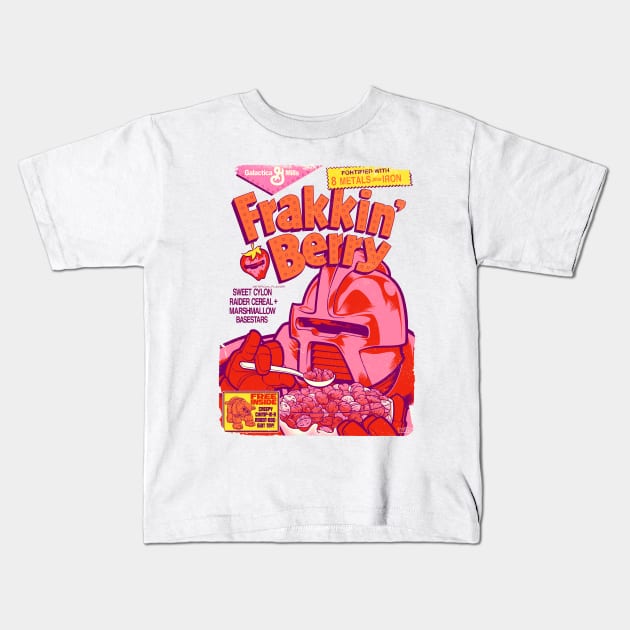 FRAKKIN-BERRY Kids T-Shirt by beastpop
